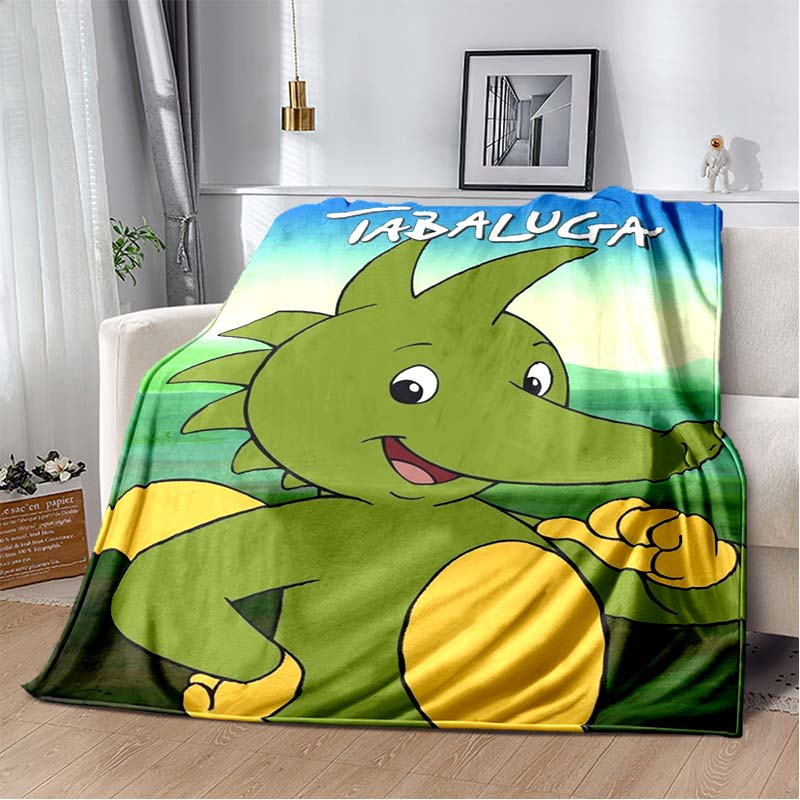 Tabaluga Der Film Print Flannel Throw Blanket Soft Warm Bed Cover For Kids Bedroom Sofa Home Decor Gift