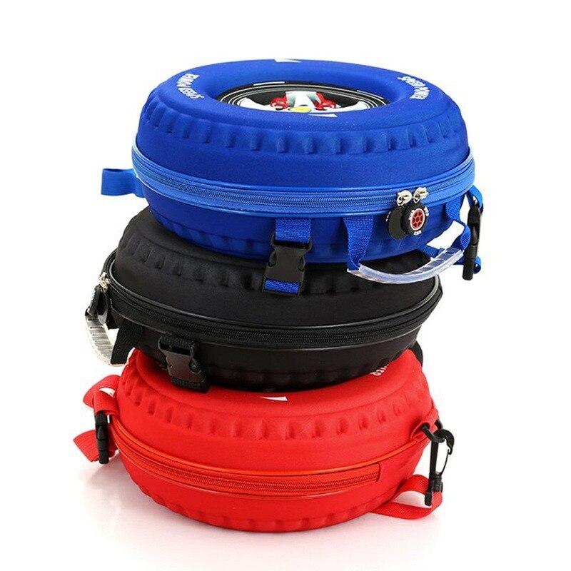 Возраст 3-5 лет Мальчики Девочки Малыши Школьная сумка 3d Шина автомобиля Детский рюкзак Милый Детский Маленький рюкзак Колесо из ЭВА Сумка для детского сада CLE