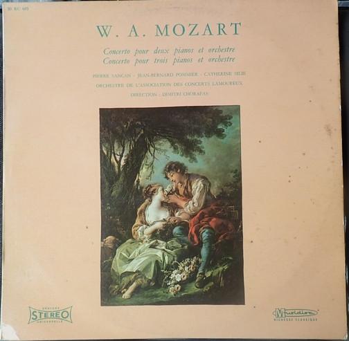Виниловая пластинка WOLFGANG AMADEUS MOZART PIERRE SA Концерт для двух фортепиано с оркестром RC683 Musidisc 1977 Франция Классика Б/у