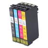 812XL Ink Cartridge Set Black Cyan Magenta Yellow Remanufactured Ink Cartridge for Workforce Pro