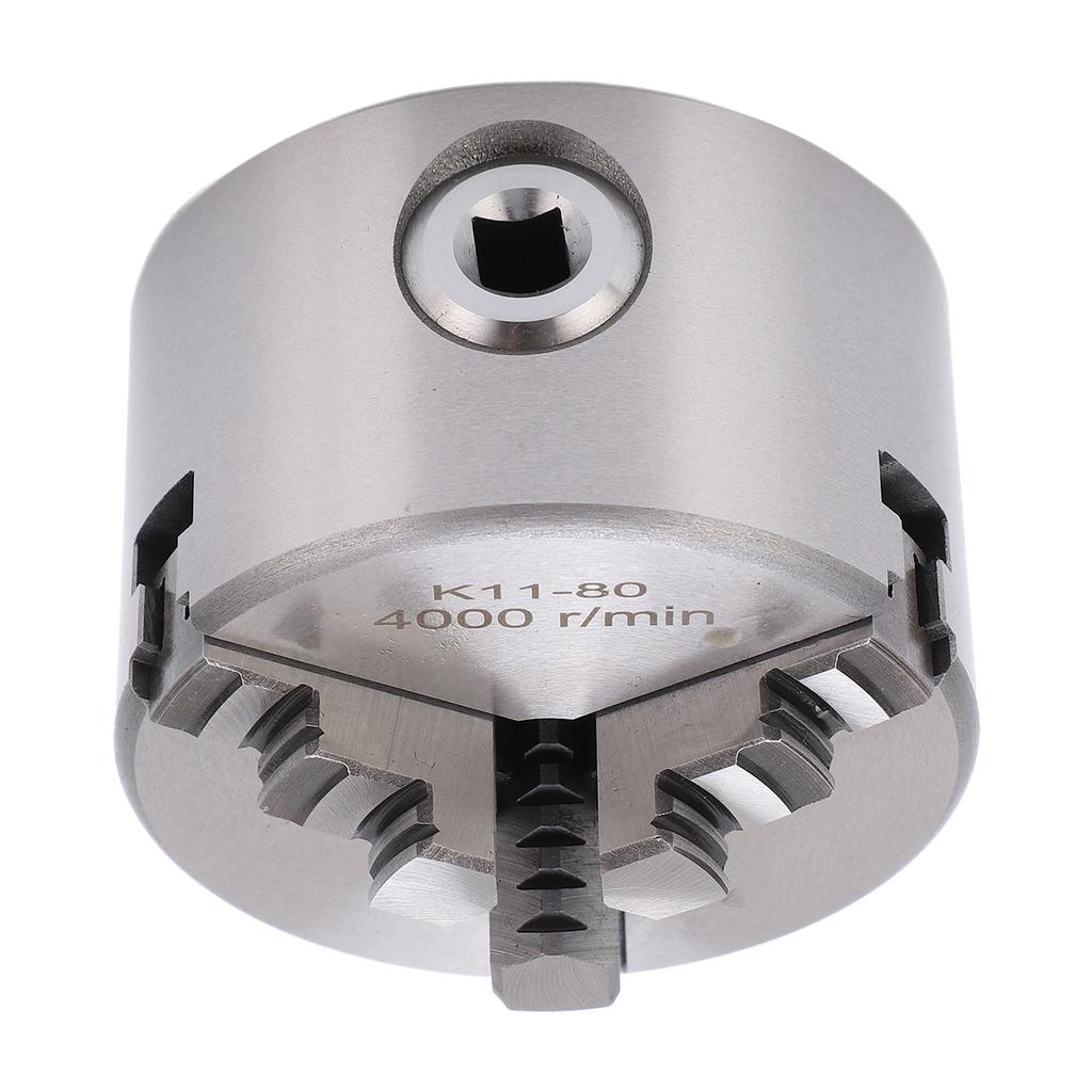 3-дюймовый SANOU K11?80 3?Самоцентрирующийся токарный патрон с кулачковым диаметром 80 мм