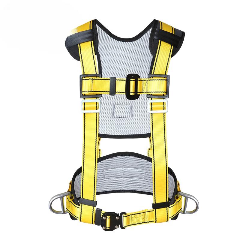 ML Construction Safety Harness with Back/Waist Support