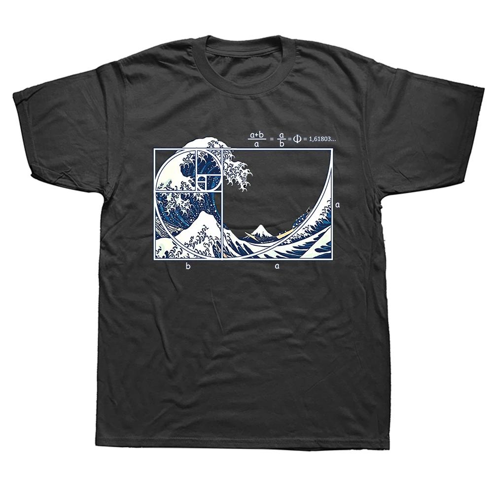 Math Mathematics Meme Great Wave T Shirt Funny School Tee Tops Short-Sleeve Sarcastic Tshirt Clothing Sarcasm Science T-shirts