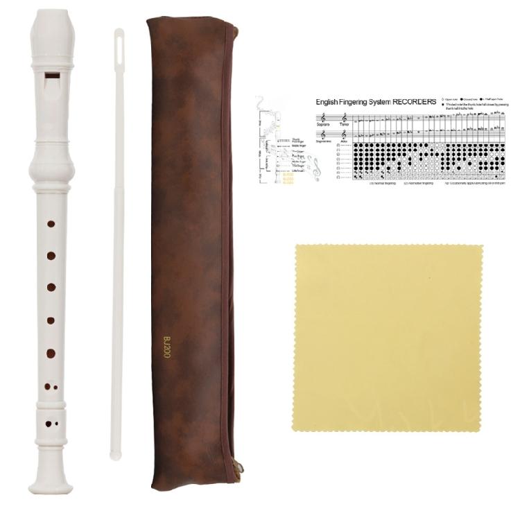 B Key Soprano Vertical Flute Baroque Clarinet Woodwind instrument for Beginner