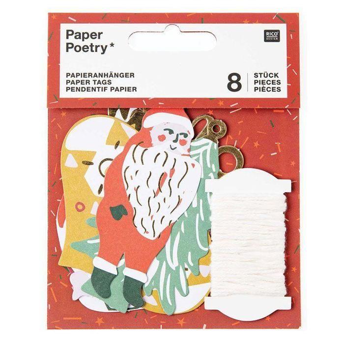 8 étiquettes pour cadeaux de Noël - Nostalgique