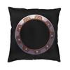 Xena Warrior Princess Chakram Cushion Covers 45x45cm Velvet Adventure Action Movie Throw Pillow Case for Car Square Pillowcase