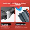 Huiwei M7400 Toner Cartridge Set Compatible with Lenovo M7400 Printer, Dedicated Toner Cartridge + Drum Rack, High-Capacity Ink Cartridge Assembly