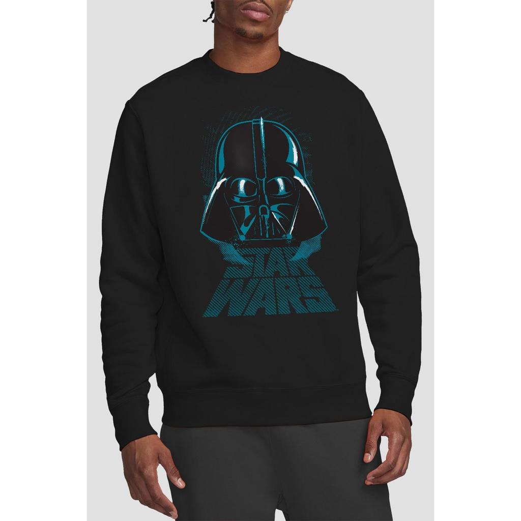 Star Wars Unisex Adult Darth Vader Distressed Sweatshirt
