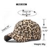 Hip Hop Leopard Print Baseball Cap Vintage Baseball Hat Women Men Outdoor Adjustable Gorras Snapback Unisex