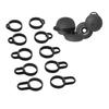 Kwmobile 5x Sony LinkBuds Compatible Earpiece Ear Tip Replacement Silicone Drop Prevention Black WF-L900 -