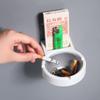 Wall-mounted Ashtray Toilet-shaped Ashtray Bathroom Decorative Plastic Cigarette Case Portable Cigarette Accessories with Lid