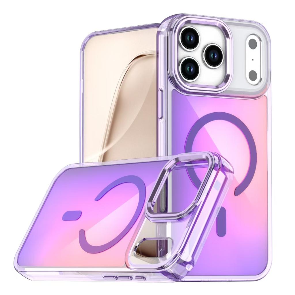 For iPhone 17 Pro Max Case Compatible with MagSafe Color Changing TPU Phone Back Cover