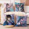 Anime Zenless Zone Zero Miyabi Maple Design Cushion Cover Happy Autumn Harvest Decor Holiday Decorati Pillow Cover