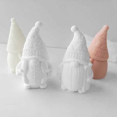 Форма для свечи без лица, лыжный гном, сделай сам, кристалл, капающий клей, карликовая свеча для ароматерапии, мыло ручной работы, форма для пасхального подарка