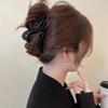 Зажим для волос Frosted Wave Grab Clip Large Maillard Hair Clip Elegant Girls Shark Back Head Hair Clip Hair Accessories Jewelry Gifts