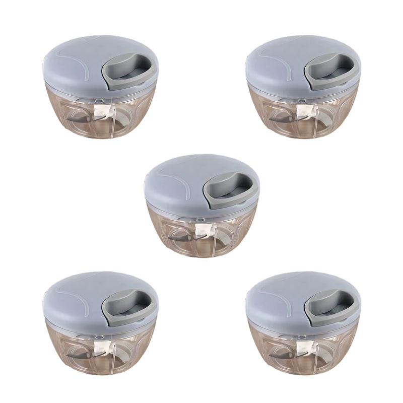 1/3/5PCS Manual Garlic Pounder Multifunctional Chopper Vegetable Chopper Small Cooking Machine Multifunctional Chopping Machine