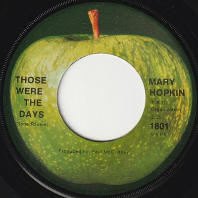 7-дюймовая пластинка МЭРИ ХОПКИН - Те дни 1801 Apple Records 1968 США Рок Б/У