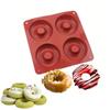 Силиконовый DIY Форма для пончиков Антипригарная Выпечка Кондитерская Печенье Шоколад Форма Форма для маффинов Торт Инструменты для украшения десертов Вечеринка