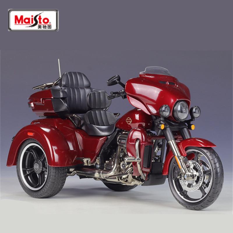 Майсто 1:12 Моделей мотоциклов Harley Davidson Cvo Tri Glide Alloy Classic Street, литые модели для досуга, подарки для детей