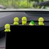 5 шт. Украшение на приборную панель автомобиля, украшение зеркала заднего вида, фигурка черепахи, мультяшные полимерные фигурки животных, мини-черепаха, аксессуары для DIY