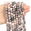 Natural Stone Beads Tiger Eye Amazonite Rose Quartz Turquoises Obsidian Agates Beads For Jewelry Making DIY Bracelet 4 6 8 10mm