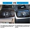 Car Interior Headlight Switch Rotation Button Headlamp Control Panel Cover For BMW 5 6 7 Series X3 X4 F10 F11 F07 F06 F01 F25