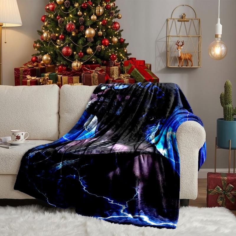 Lightning Warrior Hogan Wrestler Blanket Lightweight Ideal Bedding Blanket Perfect for Travel,Camping,Living Rooms,Offices,Sofas,Fan Christmas gift