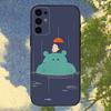 Мультяшный Животный Бегемот Чехол Для Телефона Для Samsung S25,S24,S21,S22,S23,S30,Ultra,S20,Plus,Fe,Lite,Note,10,9,5G Черный Чехол