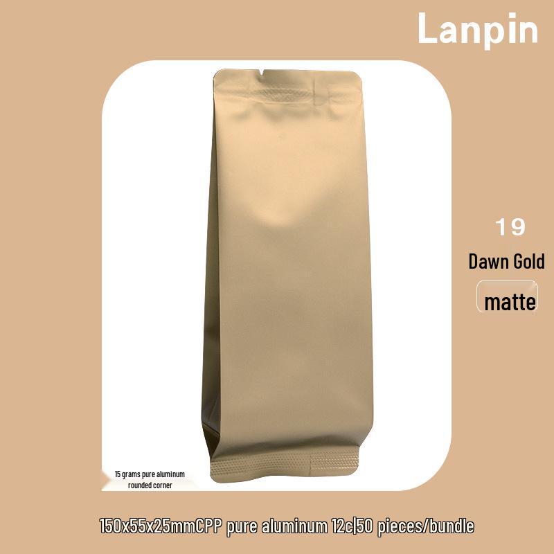 Премиальный алюминиевый фольгированный чайный пакетик для Яньча, черного чая, зеленого чая, корицы, Да Хун Пао