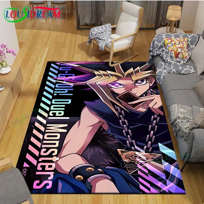 3D Famous Card Games Y-Yu-Gi-Oh  Carpet for Living Room Home Sofa Decoration,Children Game Decor Floor Mat Yoga Mat Large Carpet