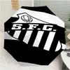 Santos SFC logo Print Automatic Umbrella, 8 Rib Iron Frame, Plastic Handle, Suitable for Outdoor Travel &Daily , Ideal Gift