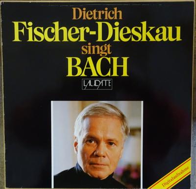 Виниловая пластинка DIETRICH FISCHERDIESKAU БАХКОЛЛЕ Поет Баха 98756 LAUDATE 1986 Германия Классика Б/у