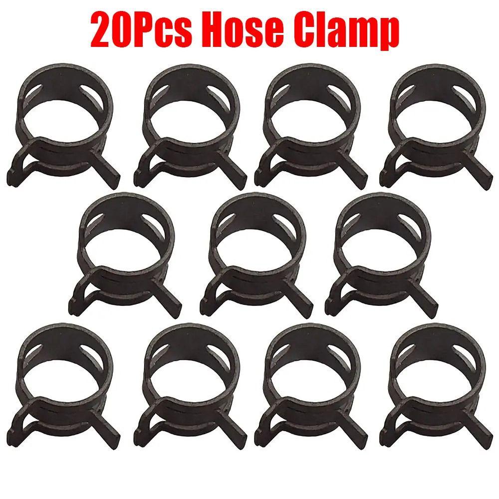 Durable for Fuel Oil Line Water Hose Pipe 5mm-27mm Pipe Hoop Fastener Spring Clips Tube Clamp
