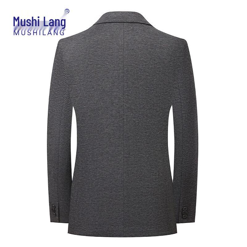 Мужской пиджак в стиле business casual из смесовой шерсти