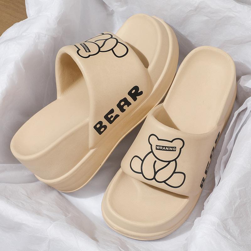 Тапочки женские нескользящие домашние мягкие модные толстые тапочки можно носить на улице сандалии тапочки