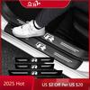 2026 Hot Sticker High-quality Carbon Fiber Car Door Sill Protector Sticker For Volkswagen R Golf Tiguan Jetta Transporter Passat