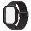 Плетеный нейлоновый ремешок + Закаленное стекло Чехол для Huawei Fit 4/ Fit4 Pro Защитная рамка для экрана Регулируемый ремешок для Huawei Fit 3