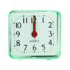 Прикроватный маленький будильник Кварцевый на батарейке Квадратный Конфетный цвет Студенческий будильник для спальни Бесшумный настольный будильник для детского стола