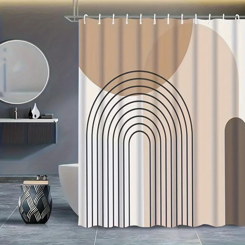 A Easy Bohemian Style Shower Curtain, Multi-Size Specifications, Suitable for Bathroom Decoration, Toilet Shower Curtain, Window
