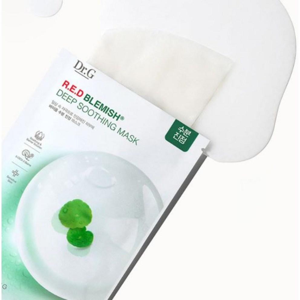 Маска Dr.G Red Blemish для глубокого успокоения, 280 г, 10 шт.