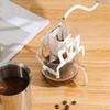 Складной держатель для кофейного фильтра Многоразовый Легкий Кофейное ухо Держатель для капельного фильтра Навесной держатель для бумажных фильтров для дома Путешествий