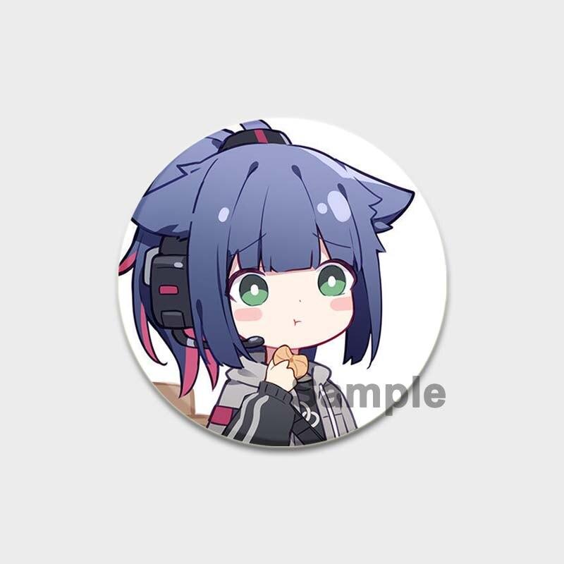 58 мм модные ювелирные аксессуары поп-игра Arknights эмалированные булавки эстетическая милая брошь ручной работы булавка мультяшный значок для рюкзака одежды