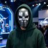 Забавные принадлежности для костюмов Хэллоуин Косплей Маска Маска на все лицо для взрослых с регулируемым головным убором Эластичная лента для костюмированной вечеринки-маскарада