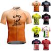Summer Men's Short Sleeved Cycling Suit 3D Printed Elastic Tight Top
