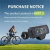 ABHS-H3C E-Bike 24V/36V/48V/60V/72V LCD Speedometer Display UART Electric Scooter Color Animated Meter 6PIN2