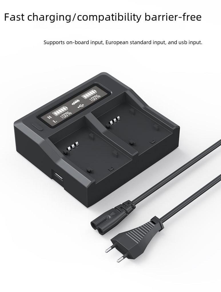 LCD Dual Charger для аккумулятора камеры Sony F550/F970