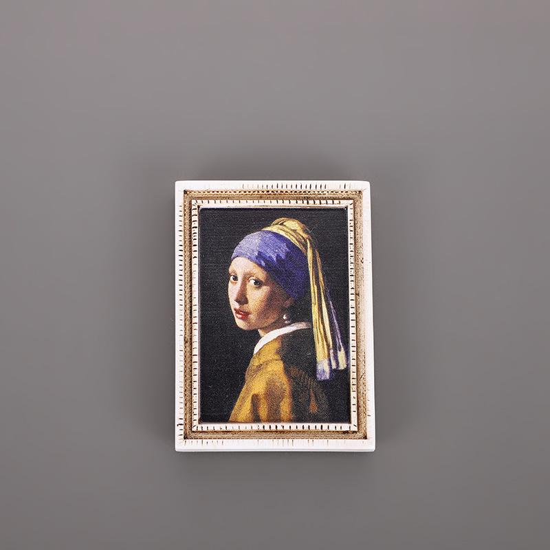 3D Полимерный Магнит на Холодильник: Знаменитая картина Ретро наклейка с персонажем