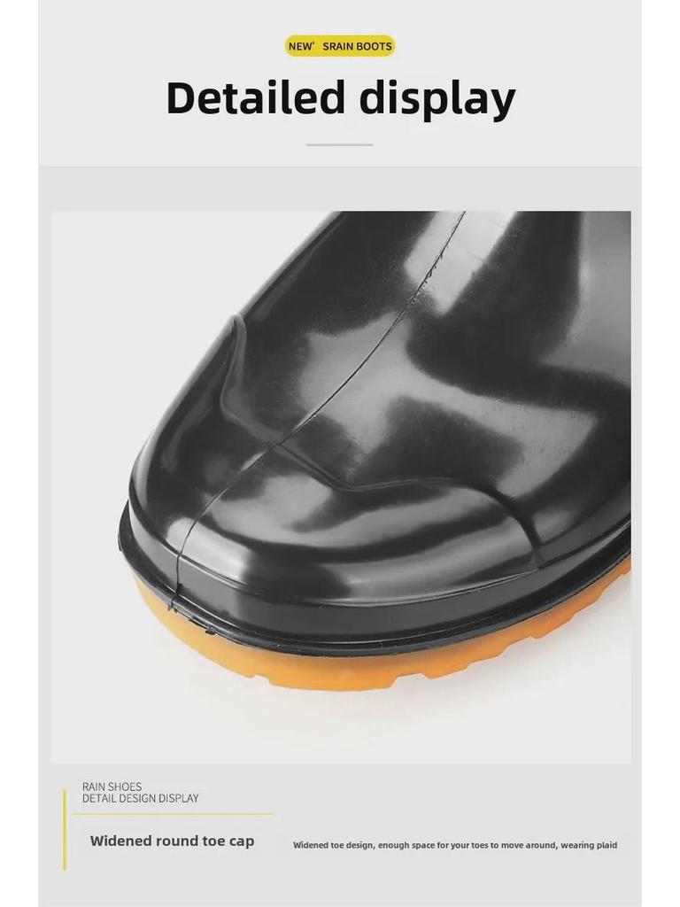 Мужские высокие резиновые сапоги для работы и рыбалки