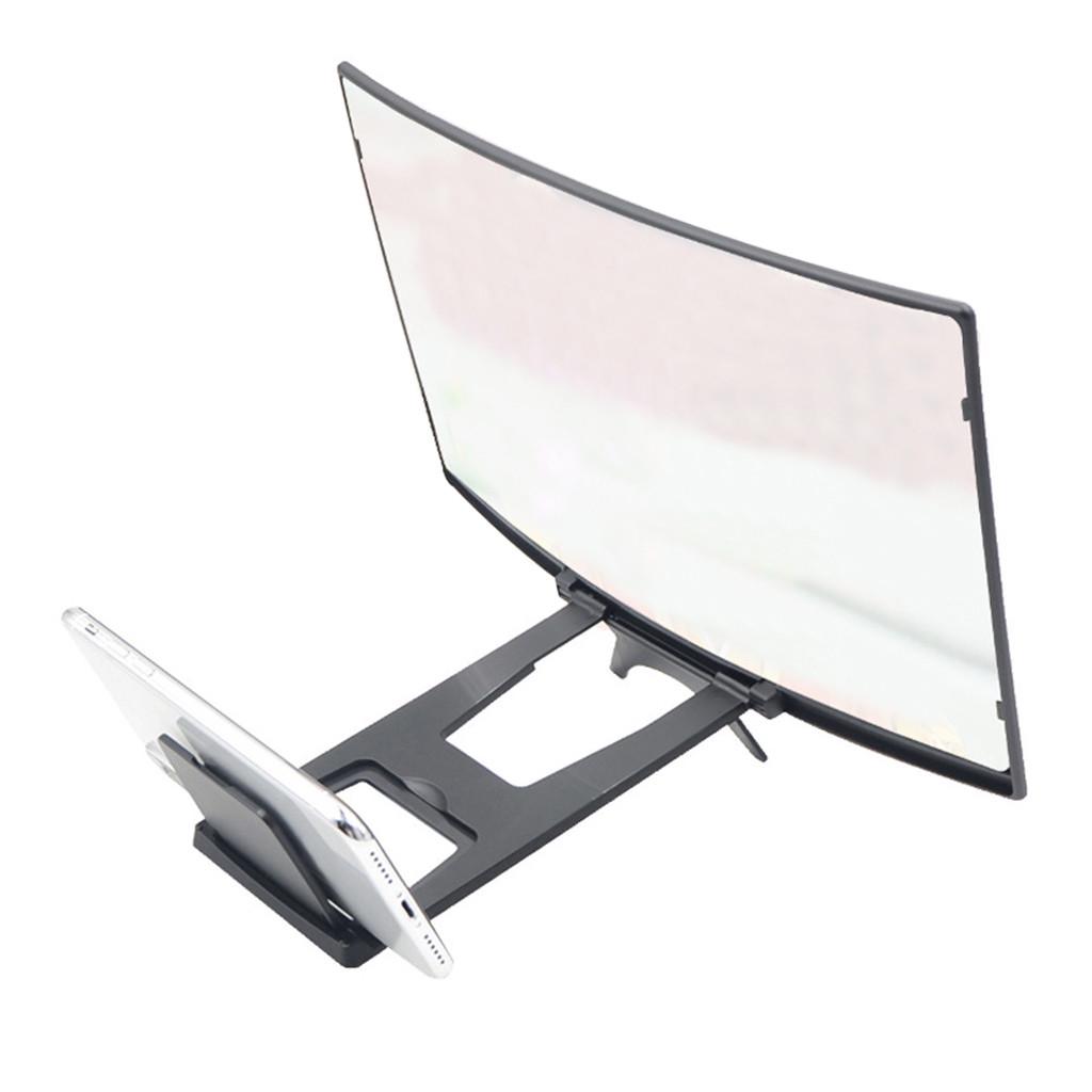 Лупа с изогнутым экраном, 12-дюймовый самый легкий экран для проектора с 3D-лупой