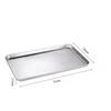 Metal Food Serving Plate Kitchen Organizer Trays Rectangle Stainless Steel Tray Buffet Presentation TraysDecorative Kitchenware